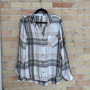 Bella Dahl Flannel Plaid Shirt